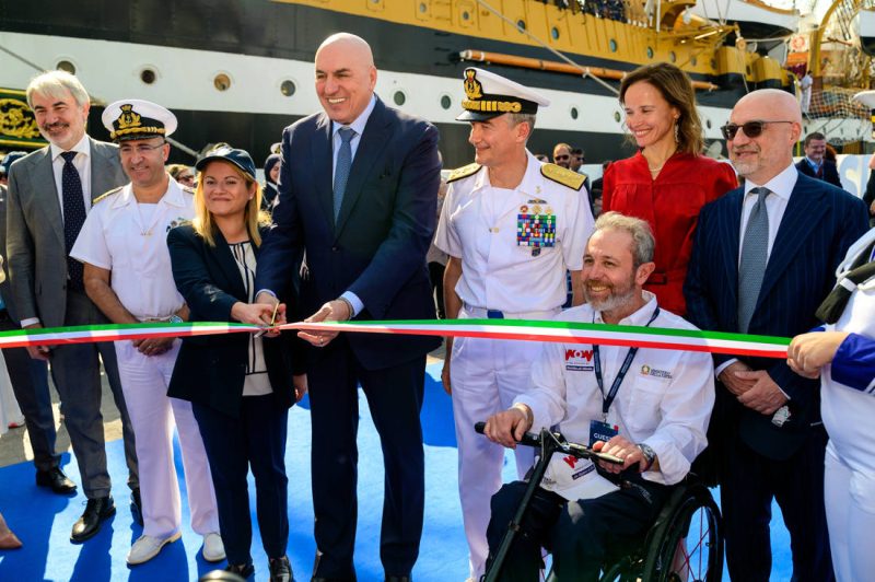 The Amerigo Vespucci World Tour arrives in Abu Dhabi.